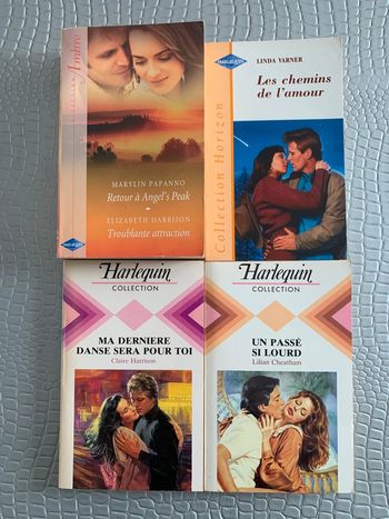 Lot de 5 livres Harlequin - Romans d’amour passionnants