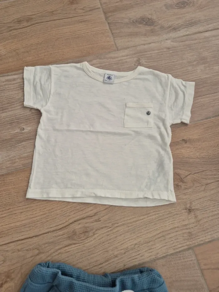 Tee shirt petit bateau 18 mois - photo numéro 3