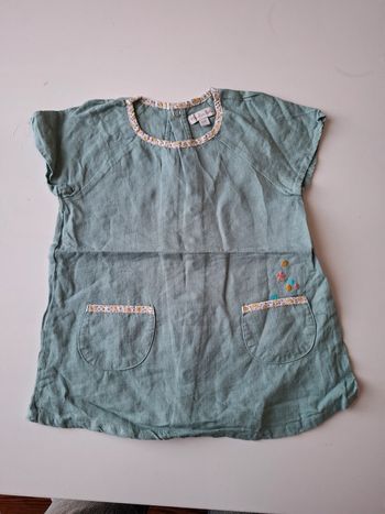 Robe en lin Moulin Roty taille 12 mois