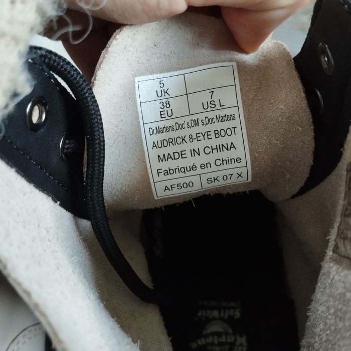 Dr.martens boots audrick a plateforme couleur taupe taille 38 - photo numéro 10