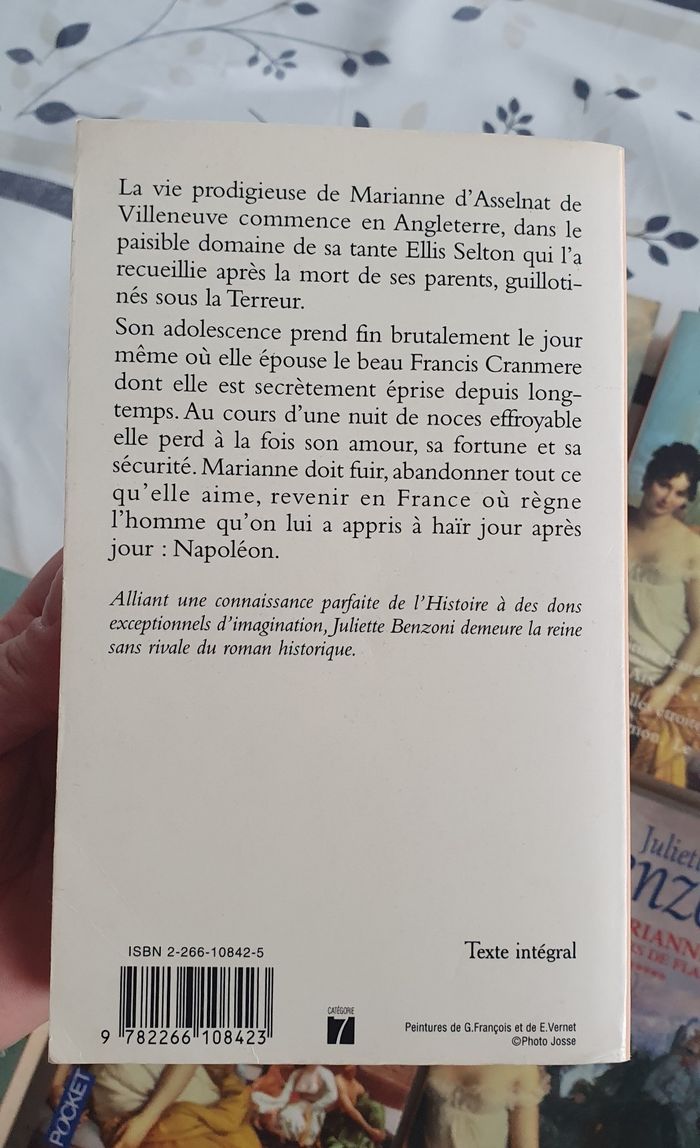 Juliette Benzoni - Marianne tome 1 à 6 - photo numéro 3