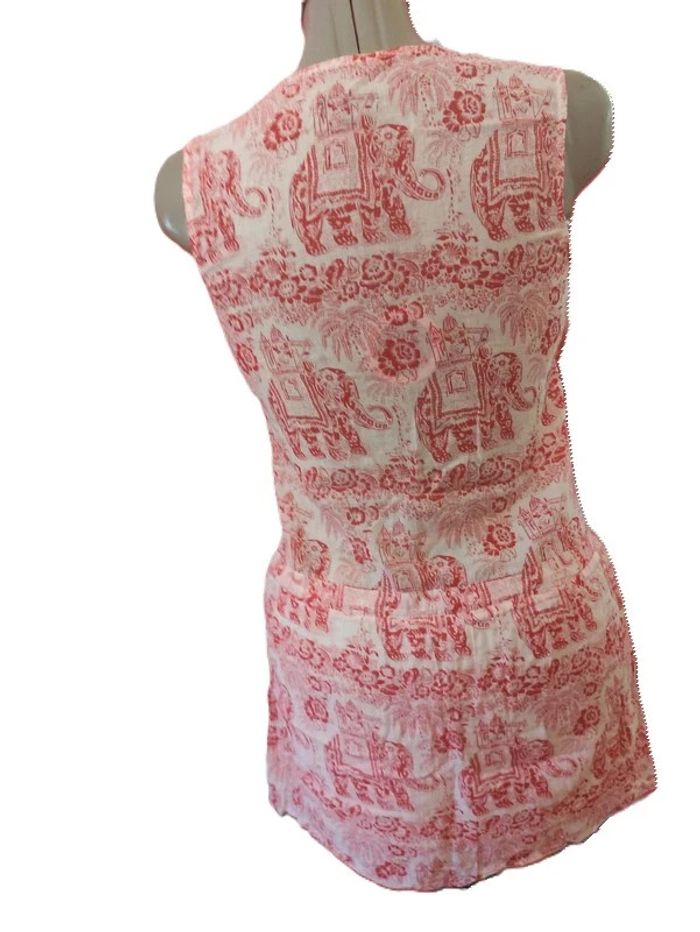 Robe été légère Mystic Taille 38 blanc rose foncé - photo numéro 5