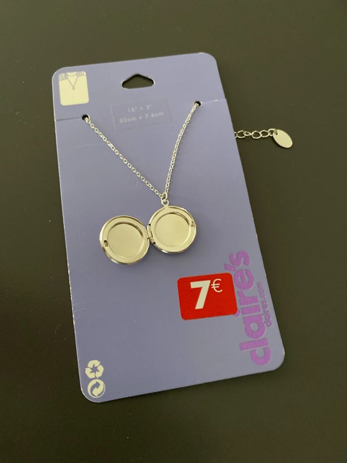 Pendentif médaillon claire’s - photo numéro 2