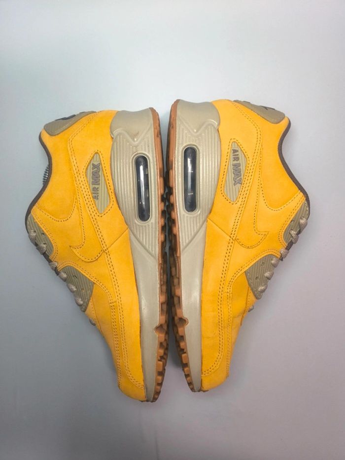 Baskets Nike air max 90 wheat pack marron pointure 39 très bon état sans boîte - photo numéro 3