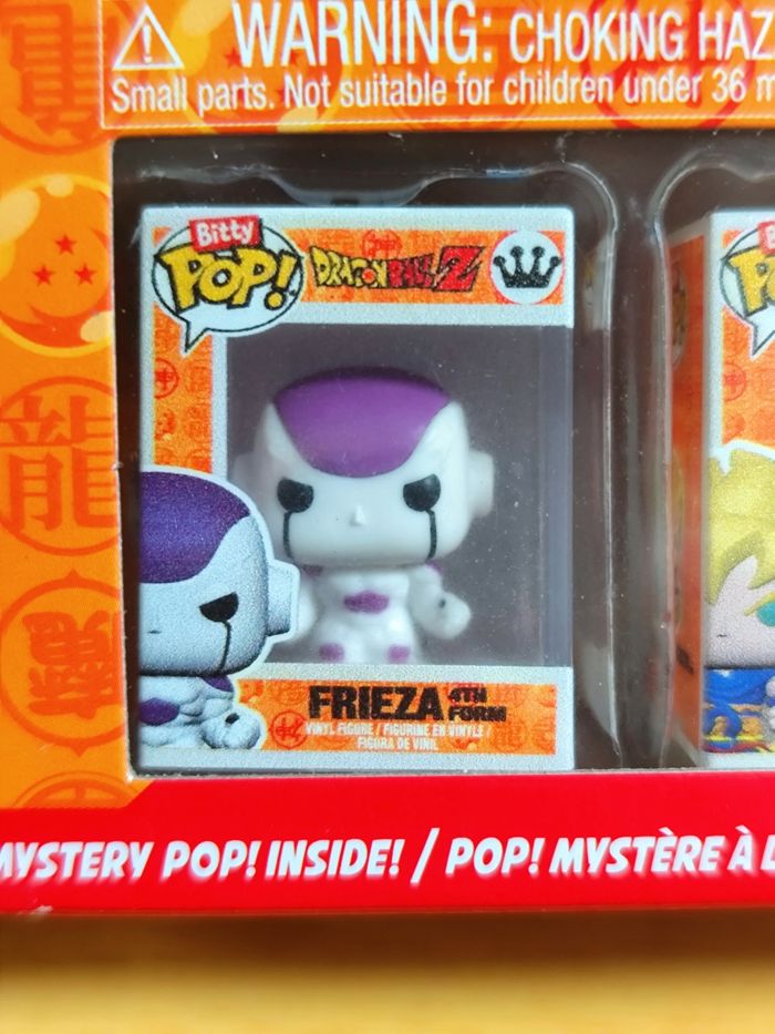 Boîte 4 Bitty Pop! - Dragon Ball Z (Frieza, Super Saiyan Goku, Piccolo) - photo numéro 2