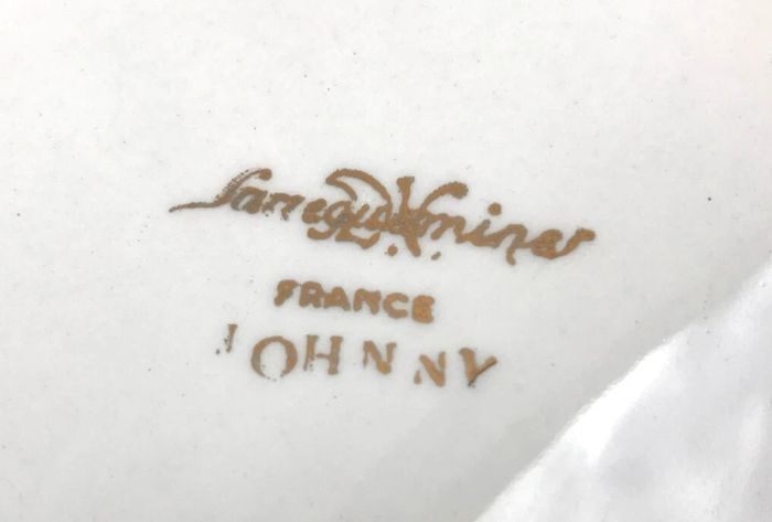 Plat de service ovale Faïence de Sarreguemines France Modèle Johnny - photo numéro 4