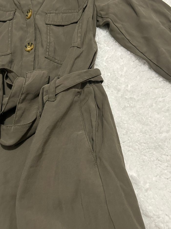 Robe chemise kaki - photo numéro 2