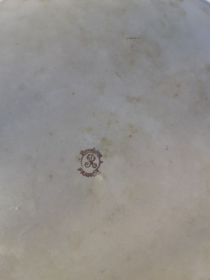 Plat porcelaine  française vintage Revol - photo numéro 6