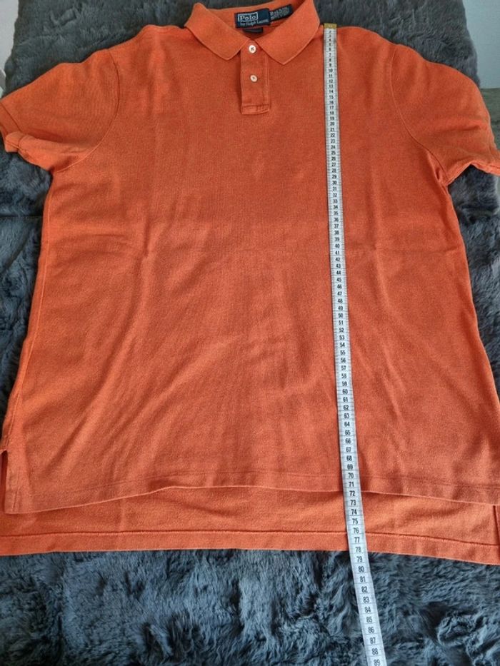 Polo manches courtes Ralph Lauren Orange, XL Hommes - photo numéro 11