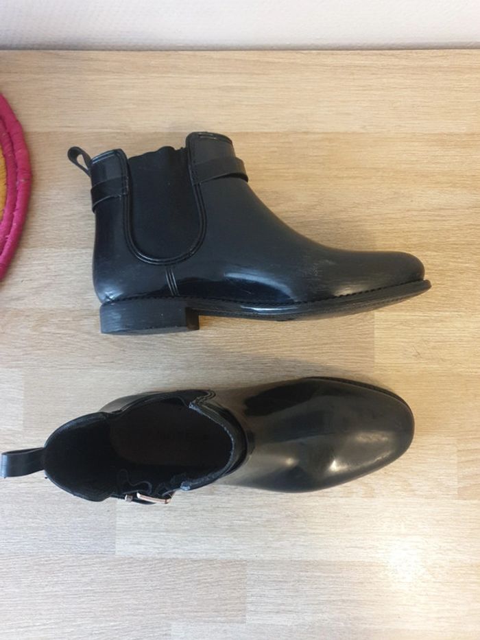 Bottines en Caoutchouc noires - photo numéro 3