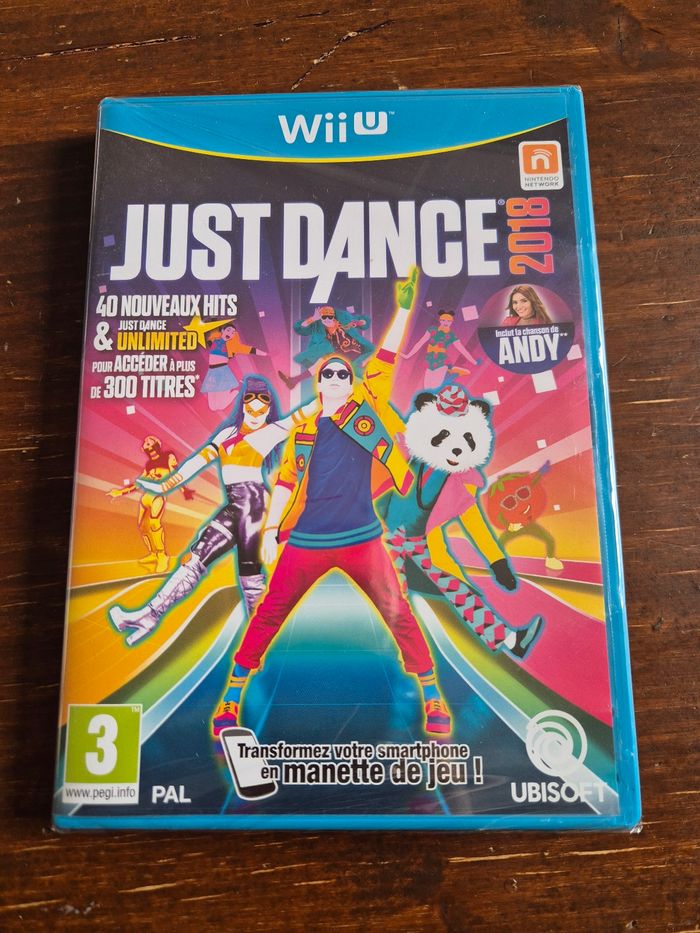Just dance 2018 wii u neuf sous blister