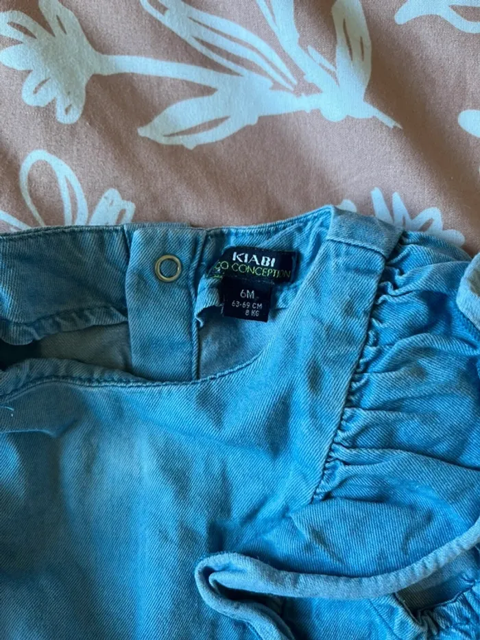 Robe en jean kiabi 6 mois - photo numéro 2