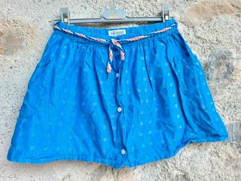 Tres belle jupe coton Jean bourget 8 ans