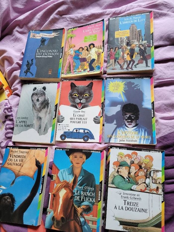 Livres collection Folio junior