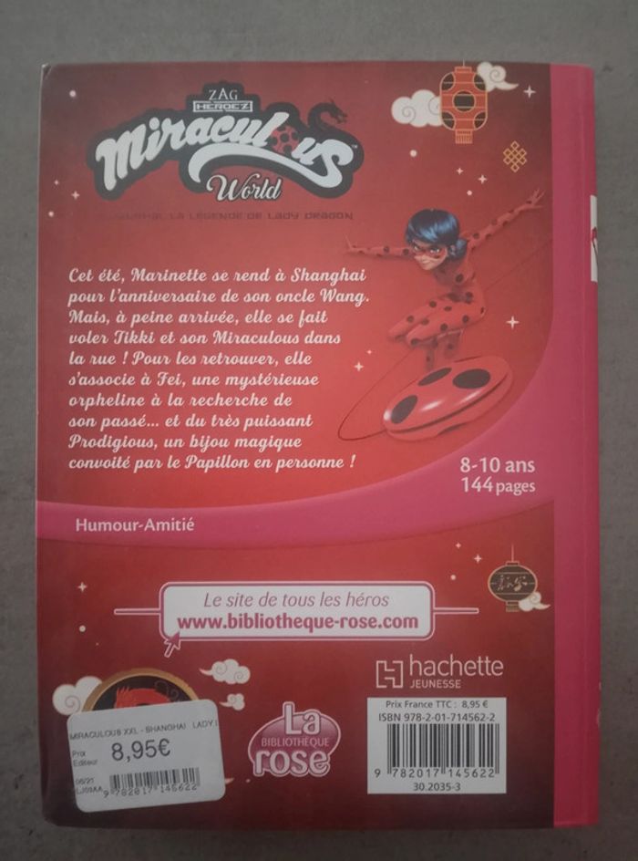 Livre enfant - Miraculous World - Shanghaï , la légende de Lady dragon - Lady Bug - - photo numéro 2