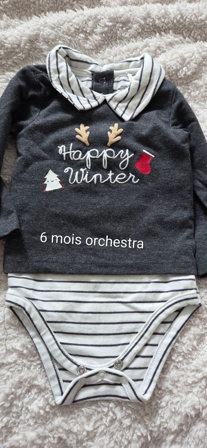 Body Noël 6 mois orchestra