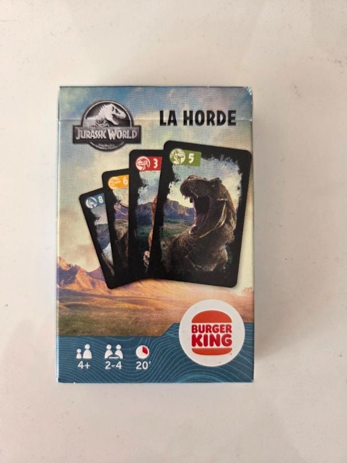 Jeu de cartes burger king