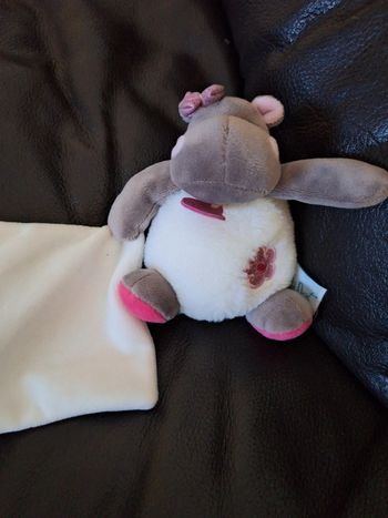 Doudou hippopotame Zoé baby'nat