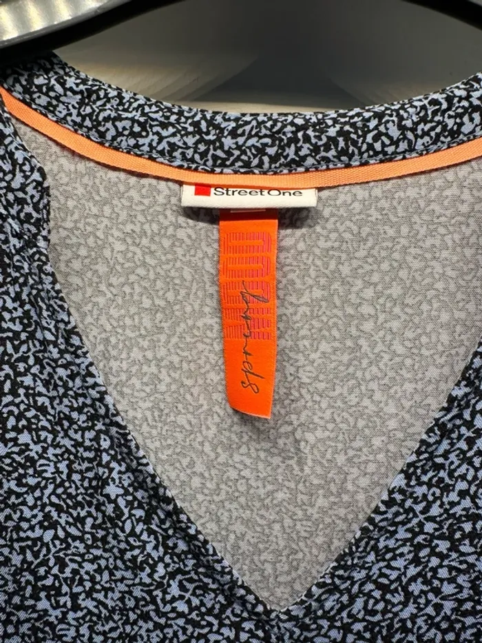 Robe légère Bleu et Noire Street One T 40 - photo numéro 2