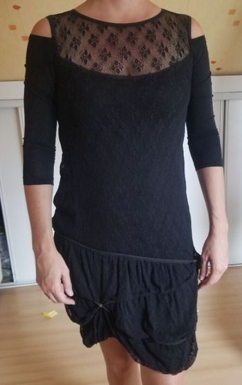Robe Cop copine noire dentelle
