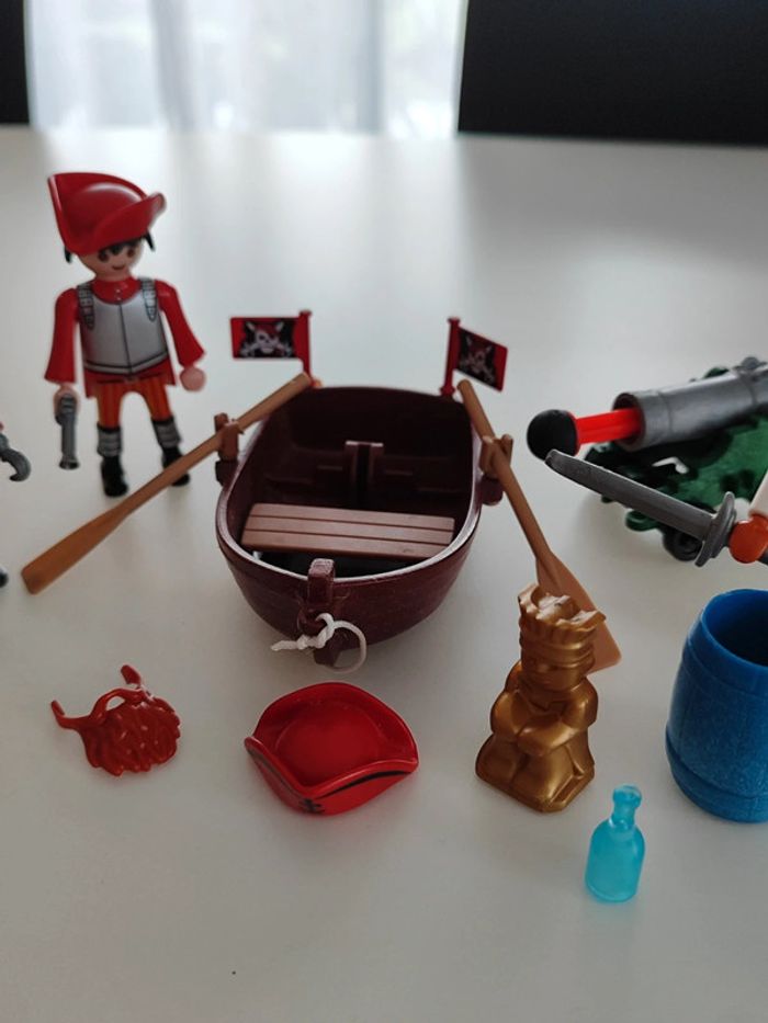 Lot pirates et barque Playmobil - photo numéro 5