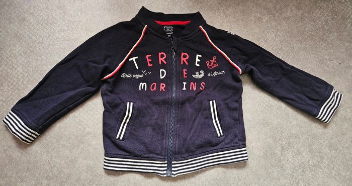 Gilet terre de marin 23 mois