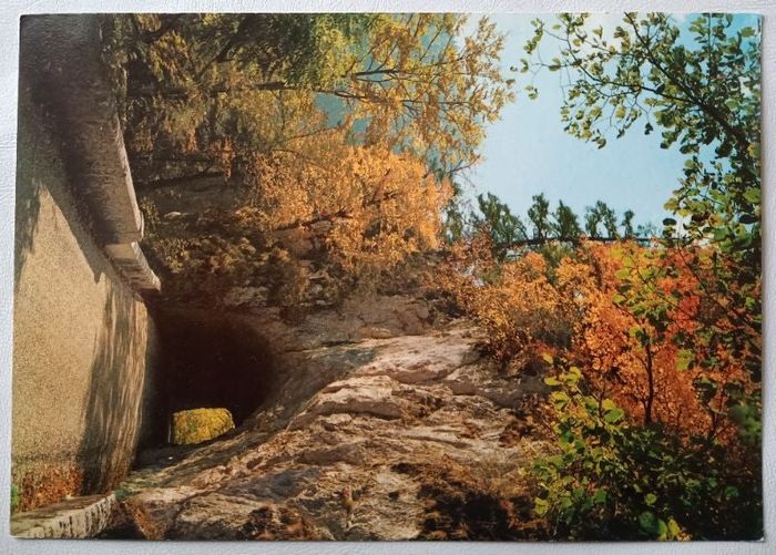 Grande carte postale en Chartreuse route du désert en automne