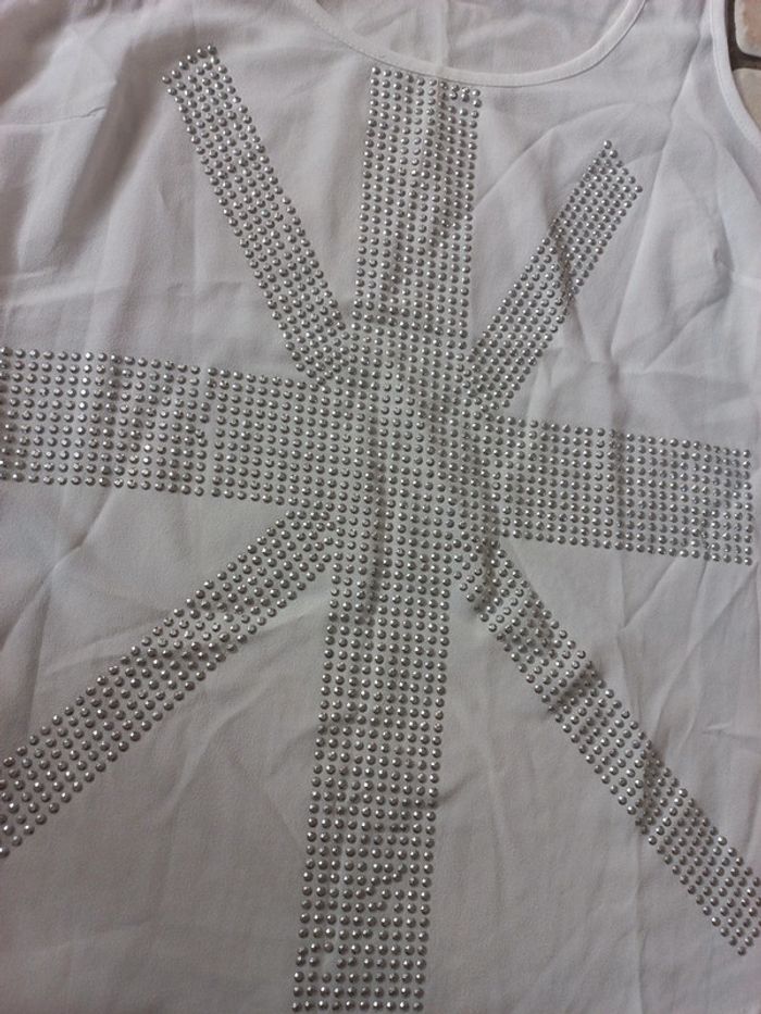 Débardeur croix brillant rock 🌟 - photo numéro 2