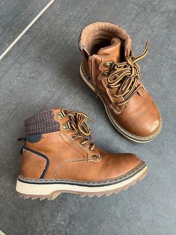Bottines enfant camel