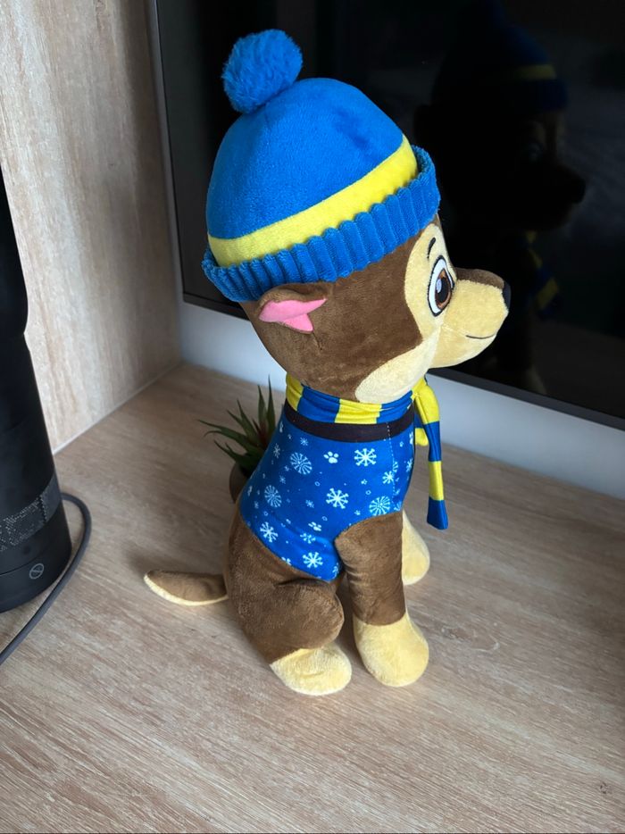 Grande peluche Chase de la pat patrouille 48 cm - photo numéro 2