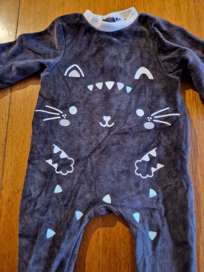 Pyjama 6 mois Chat - photo numéro 2