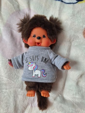 Peluche Licorne Monchhichi 