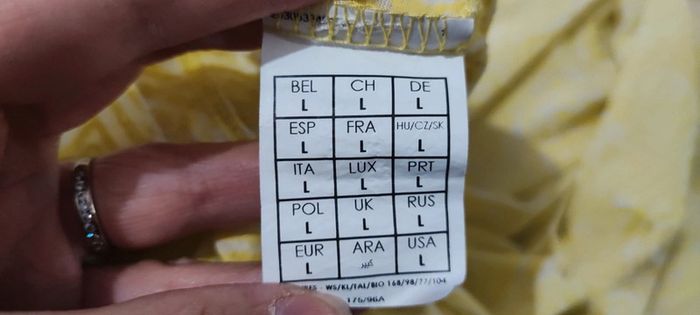 Débardeur fluide jaune transparent T:L - photo numéro 6