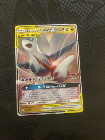 Carte Pokémon Latias Latios GX 113/181