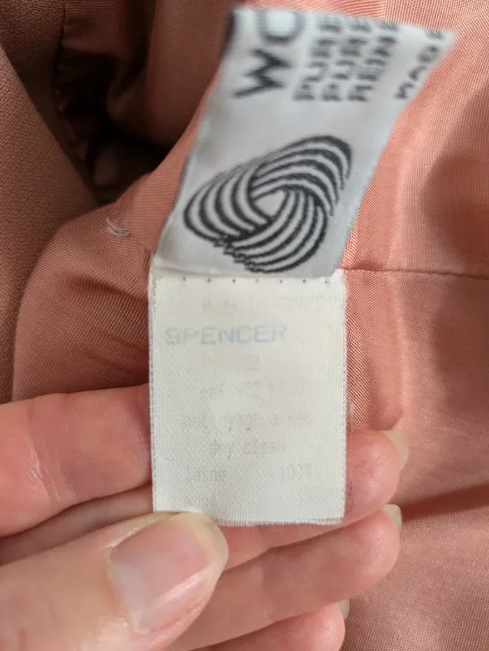 Veste vintage brodée en laine woolmark - Fabrice Karel - taille 40 - photo numéro 10