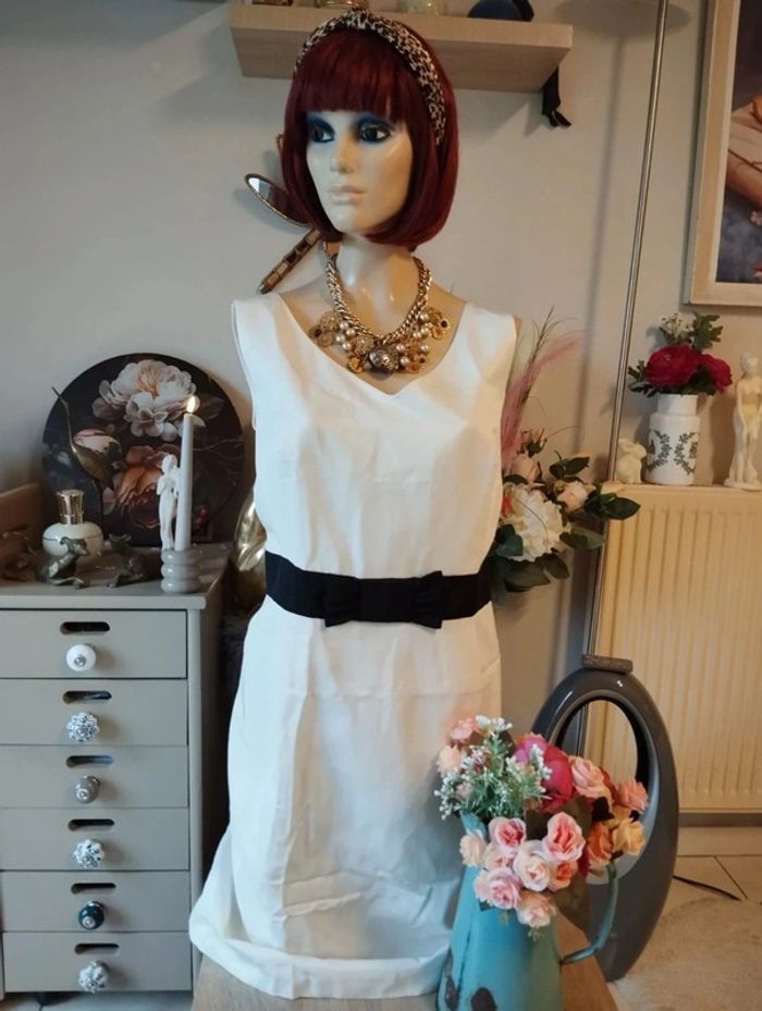🌿Robe Chic Texturée & Noeud Antonelle T44/46🌿 - photo numéro 20