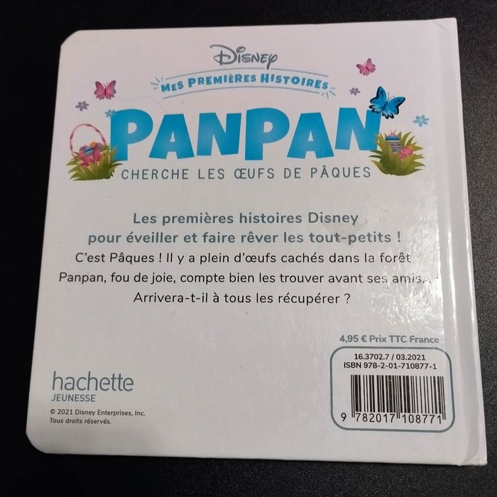 Livre enfant Disney mes premières histoires Panpan cherche les œufs de pâques - photo numéro 2
