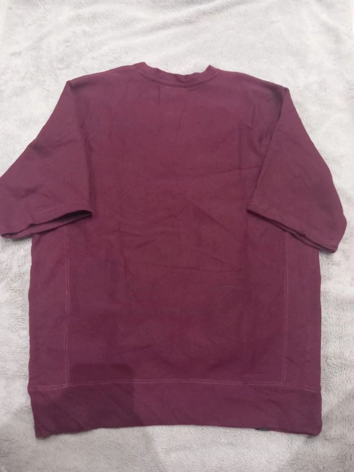 Pull/Sweat vintage Manche Courte Bordeaux - photo numéro 3