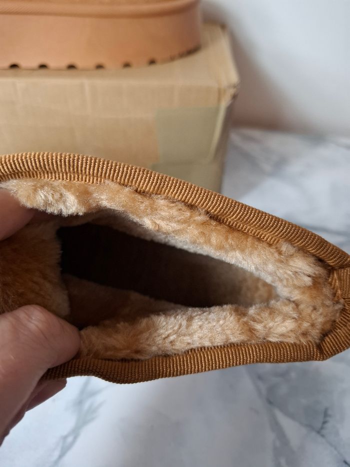 Bottes mi haute fourrées camel femme taille 40 - photo numéro 4