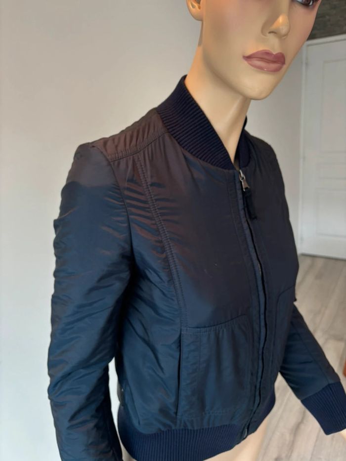 Blouson bombers bleu marine dolce gabbana - photo numéro 5