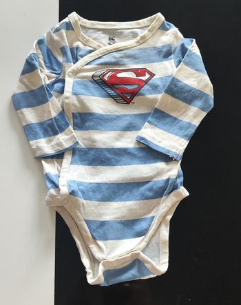 2 bodies superman taille 3 mois