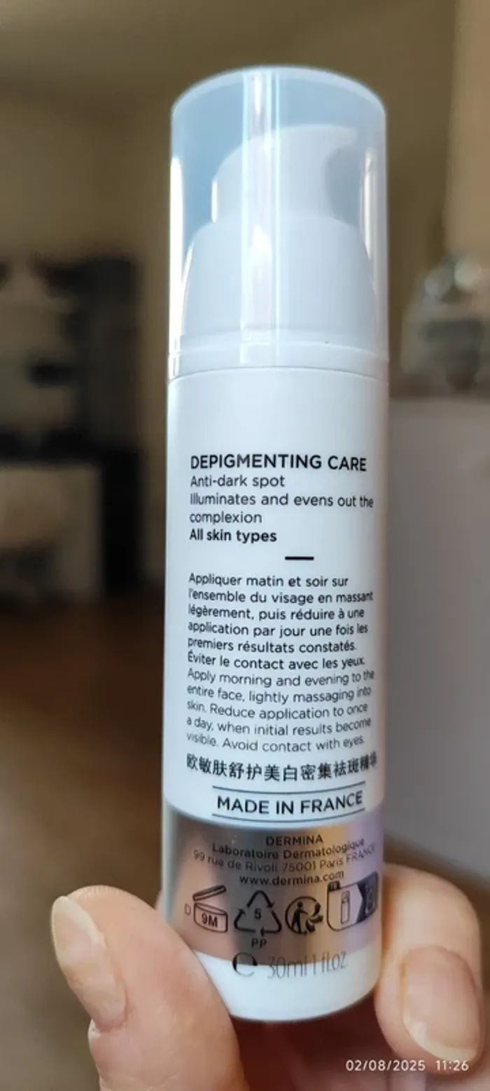 Dermina Sensi-Banc Soin Dépigmentant Anti-Tâches 30ml - photo numéro 3