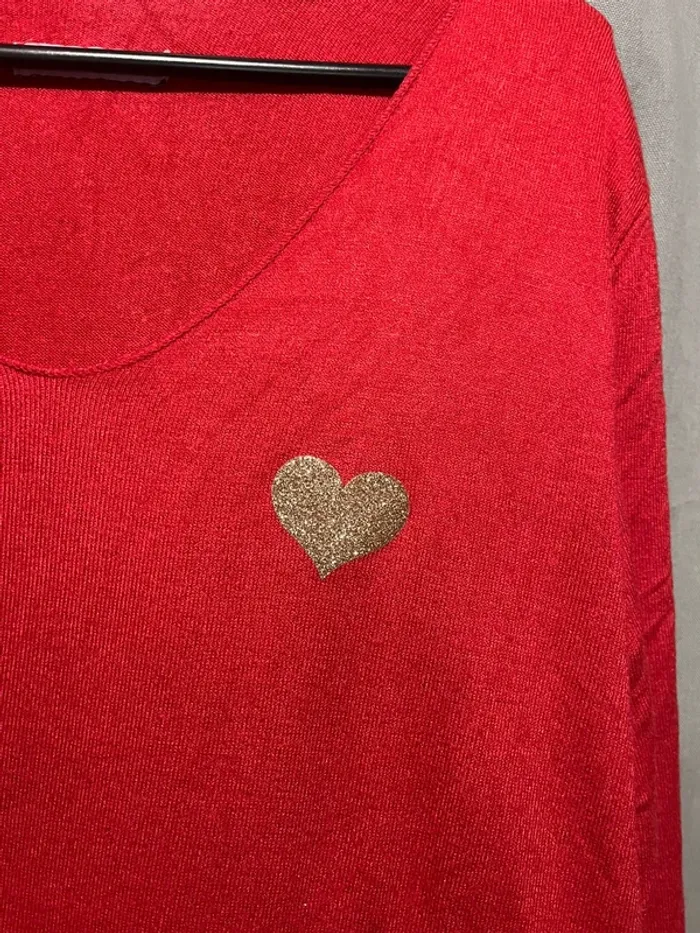 Pull allen&jo rouge - photo numéro 2