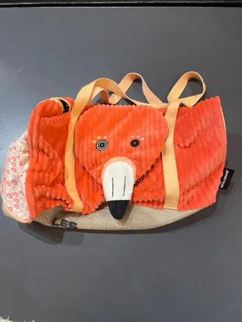Sac Week end Les Deglingos Flamant Rose