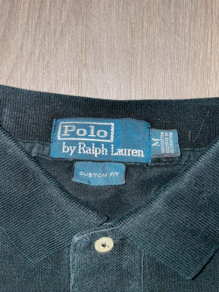 Polo Ralph Lauren Noir Custom Fit - photo numéro 4