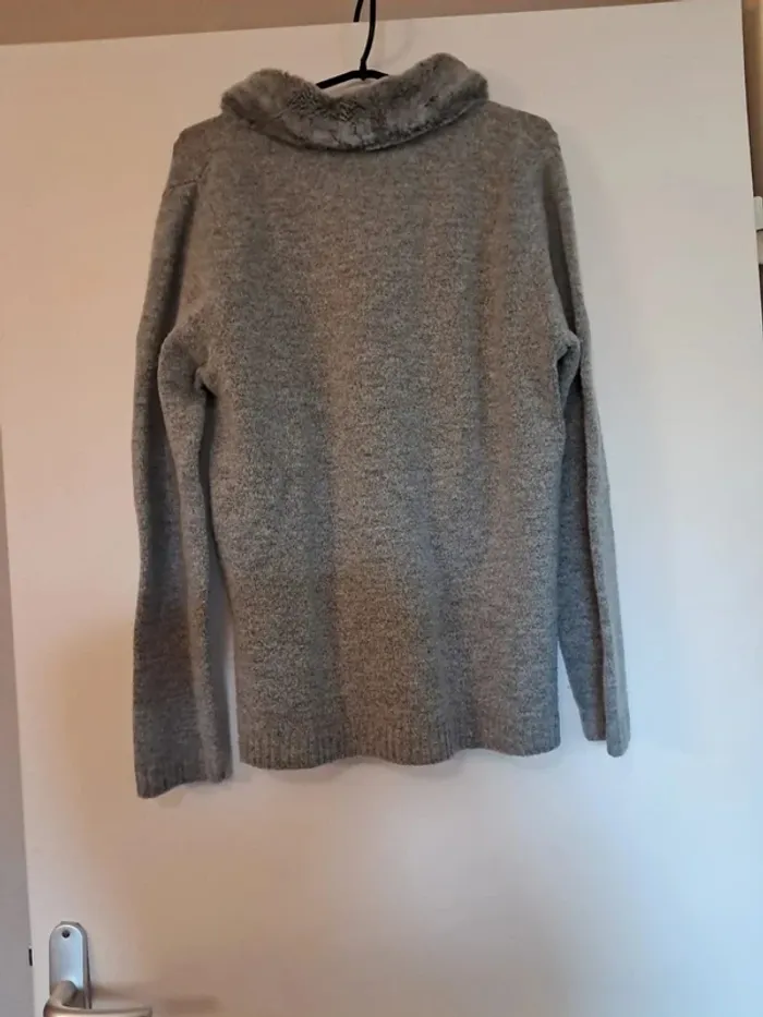Pull gris Burton taille L - photo numéro 5