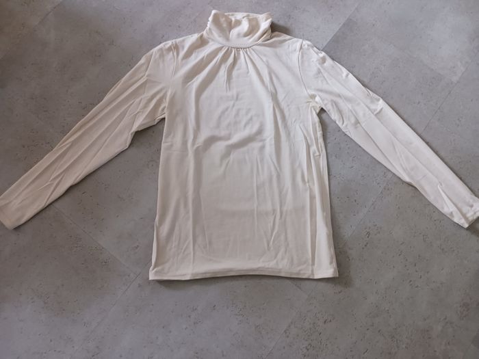 top écru manches longues Taille S Damart thermolactyl Neuf - photo numéro 2