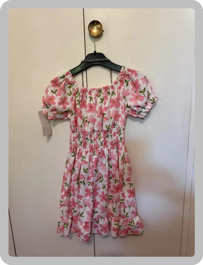 Robe à fleurs roses - photo numéro 2
