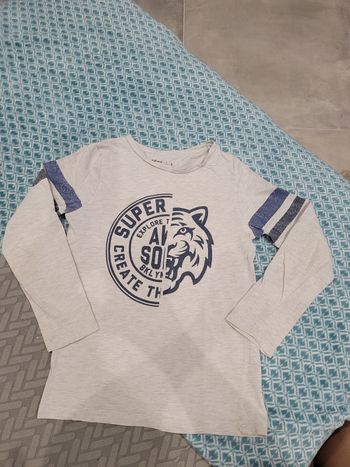 T-shirt manches longues Gémo 6ans