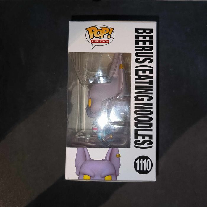 Figurine Funko Pop / Beerus (Eating Noodles) 1110 / Dragon Ball Super / Spécial édition - photo numéro 4